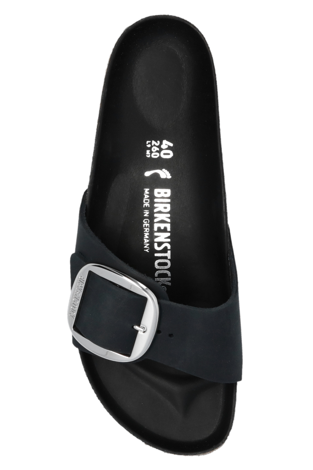 Black 'Madrid Big Buckle' slides Birkenstock - IetpShops Kenya